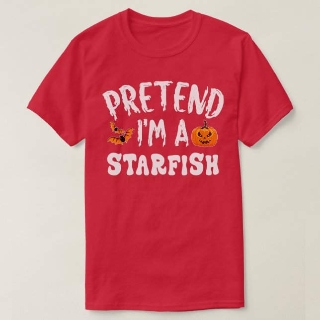 Jag är en Starfish Halloween Costume Manar Women T Shirt (Design framsida)