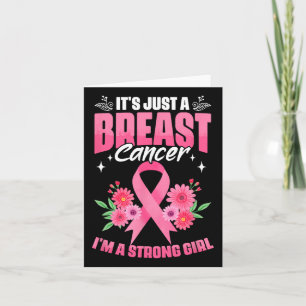 Jag är en stark tjej Cancer Survivor Breast Cancer Kort