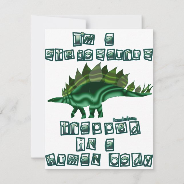 Jag är en Stegosaurus (Framsida)