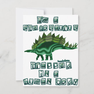 Jag är en Stegosaurus