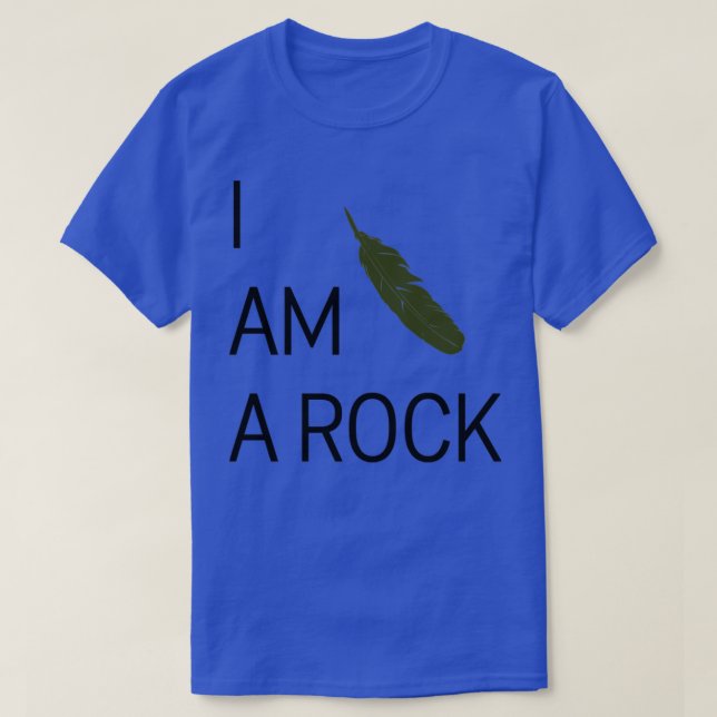 Jag är en Sten-grönt T Shirt (Design framsida)