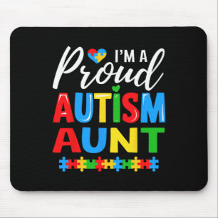 Jag är en stolt Autism Faster Medvetenhet Pusselbi Musmatta