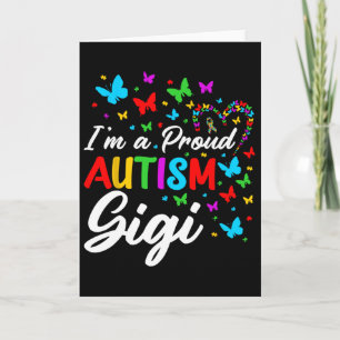 Jag är en stolt Autism Gigi Autism Medvetenhet Ban Kort
