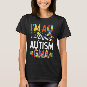 Jag är en stolt Autism-Gmamma som matchar Autism A T Shirt
