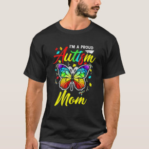 Jag Är En Stolt Autism Mamma Autism Medvetenhet Fj T Shirt