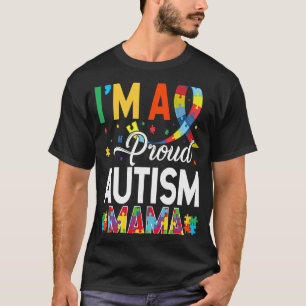 Jag är en stolt Autism-Mamma som matchar autismmed T Shirt
