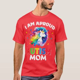 Jag är en stolt autism mamma t shirt