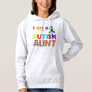Jag är en stolt autism moster-design för autism  t shirt