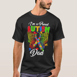 Jag är en stolt Autism Pappa Autism Awareness Butt T Shirt