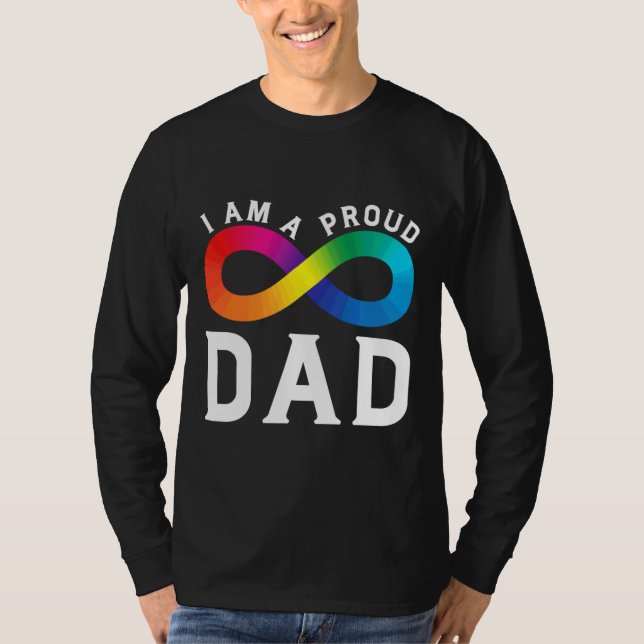 Jag är en stolt autism Pappa T Shirt (Framsida)