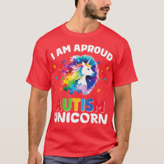 Jag är en stolt autismunicorn t shirt