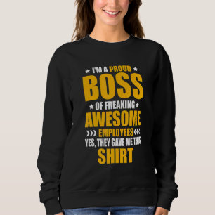 Jag är en stolt chef för underbara anställda t shirt