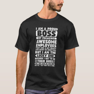Jag är en stolt Chef på att frysa Fantastisk-anstä T Shirt