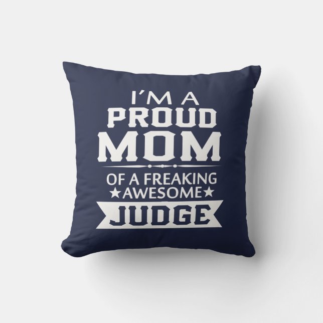 JAG ÄR EN STOLT DOMARMAMMA KUDDE (Framsida)