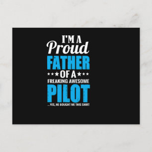 Jag är en stolt far till en fantastisk pilot - vykort