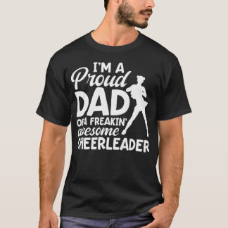 JAG ÄR EN STOLT Pappa Till En Supercool Cheerleade T Shirt