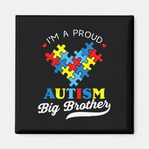 Jag är en stolt storebror Autism Acceptans Autisti Magnet