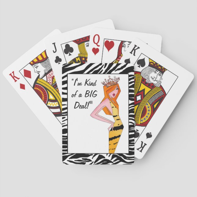 "Jag är en stor affär!" Spelkort (Baksidan)