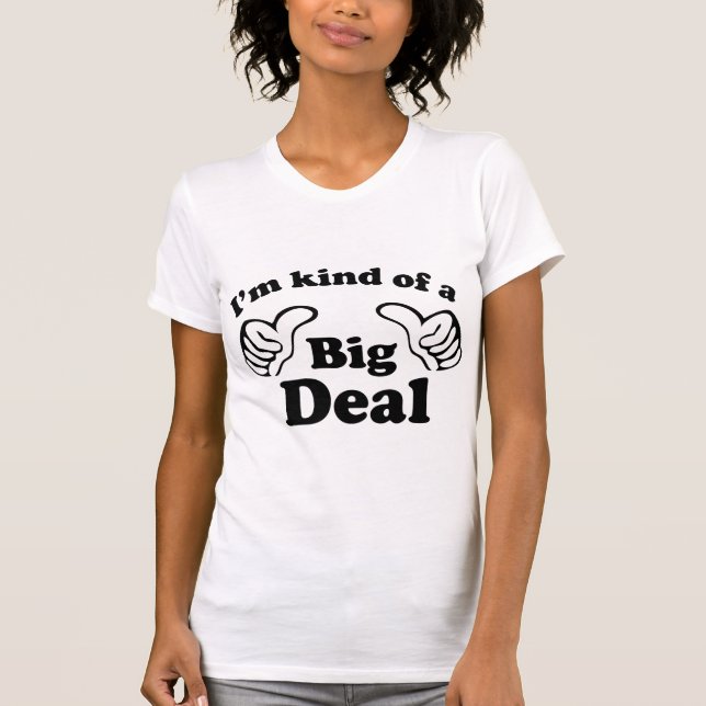 Jag är en stor affär t shirt (Framsida)