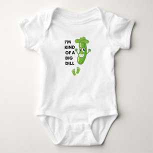 Jag är en stor dill, Baby Cute Cute Pickle T Shirt