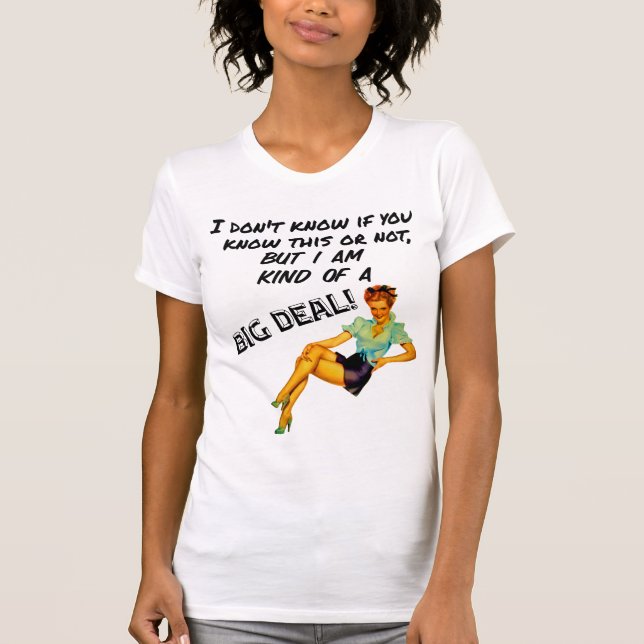 Jag är en stor grej t shirt (Framsida)