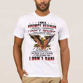 Jag är en stor veteran t shirt