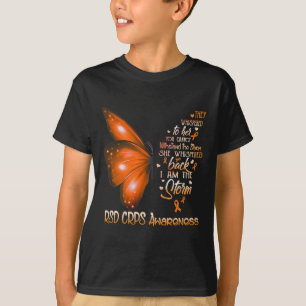 Jag är en storm RSD Crps Awareness Butterfly T Shirt