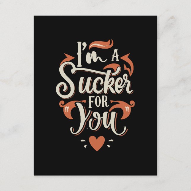 Jag är en sucker för dig tilläggskort (Framsida)