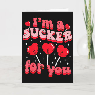 Jag är en sugen på dig Candy Heart Love Happy Vale Kort