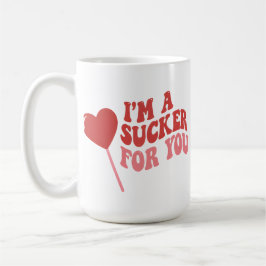Jag är en sugen på dig | Roligt retro valentines d Kaffemugg
