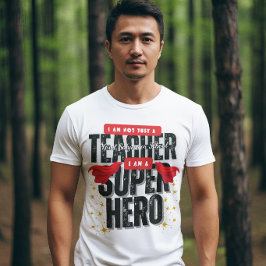 Jag är en Superhjälte Lärarens uppskattning T Shirt