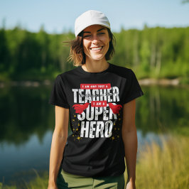Jag är en superhjälte Math Teacher Appreciation Sv T Shirt