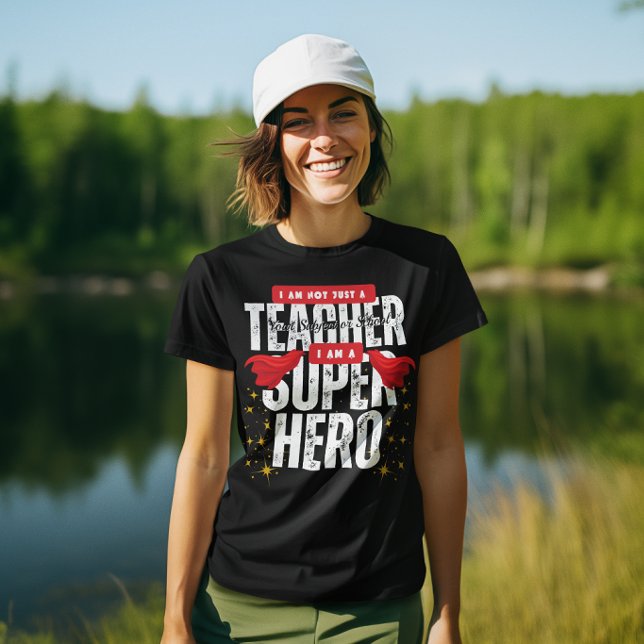 Jag är en superhjälte Math Teacher Appreciation Sv T Shirt (Skapare uppladdad)
