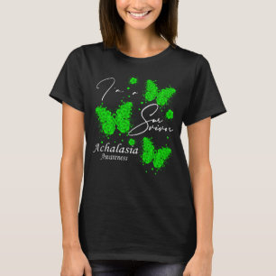 Jag är en Survivor Achalasia Awareness Butterfly T Shirt