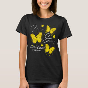 Jag är en Survivor Bladder Cancer Awareness Butter T Shirt