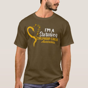 Jag är en Survivor Butterfly Childnature Cancer Aw T Shirt