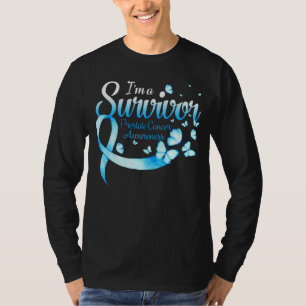 Jag är en "Survivor Prostate Cancer Awareness Butt T Shirt