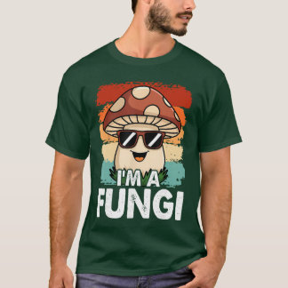 Jag är en svamp kul svamp kul kille skämt biologi t shirt