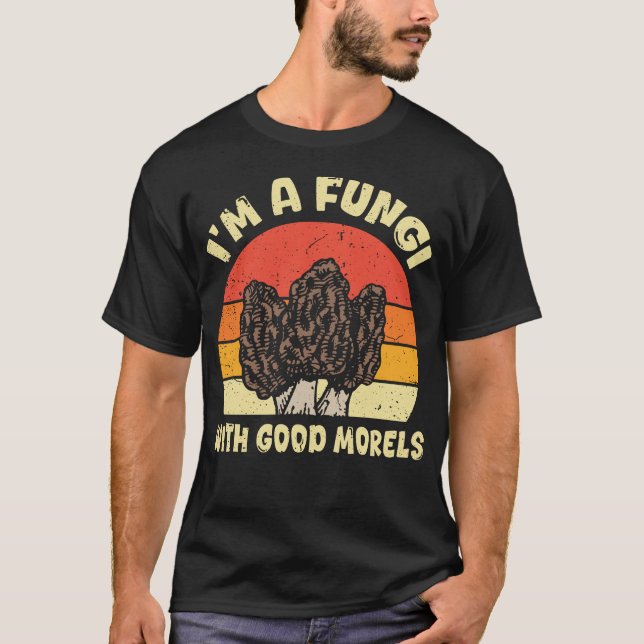 Jag är en svampig rolig svamp t shirt (Framsida)