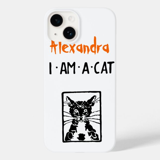 Jag är en svart katt Halloween (Baksida)