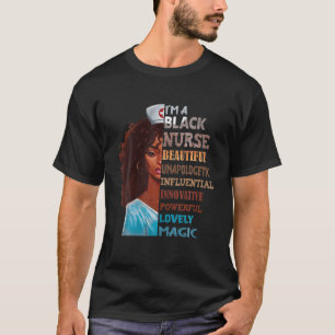 Jag är en svart näsa, vacker opologetisk influen t shirt