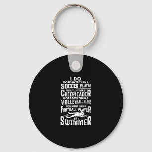 Jag är en svimmer Funny Swimming Bassäng Swimmer G Nyckelring