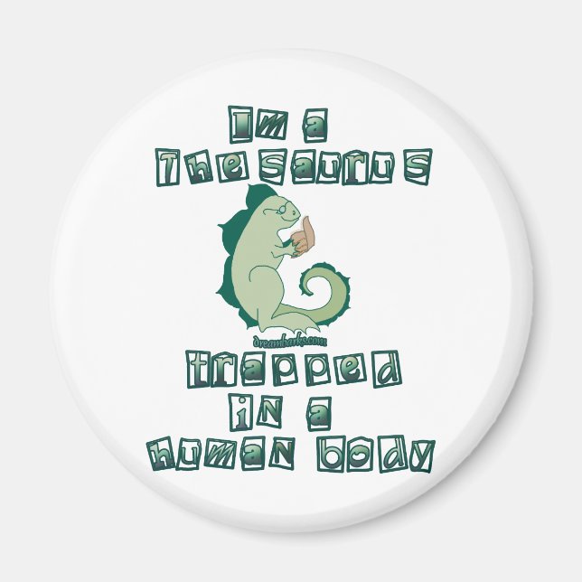 Jag är en synonymordbok magnet (Framsidan)