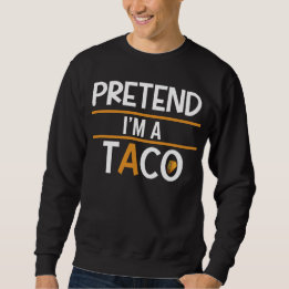 Jag är en Taco. Lång Ärmad Tröja