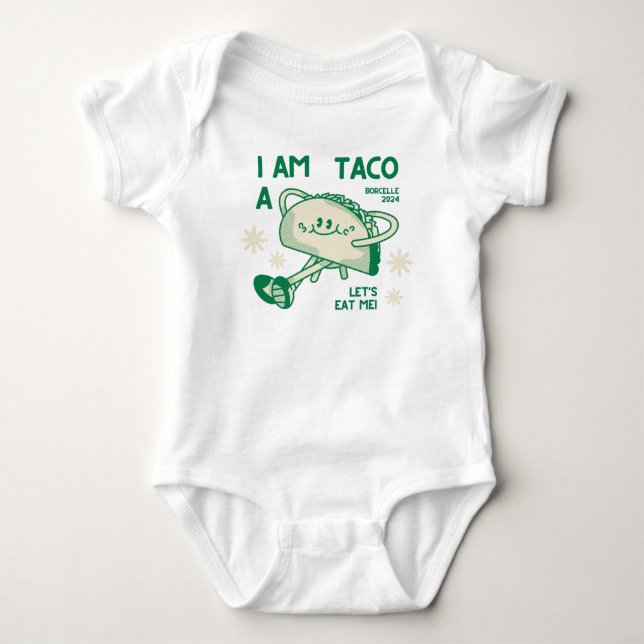 Jag är en taco t shirt (Framsida)