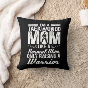 Jag är en Taekwondo Mamma som en normal martialkon Kudde