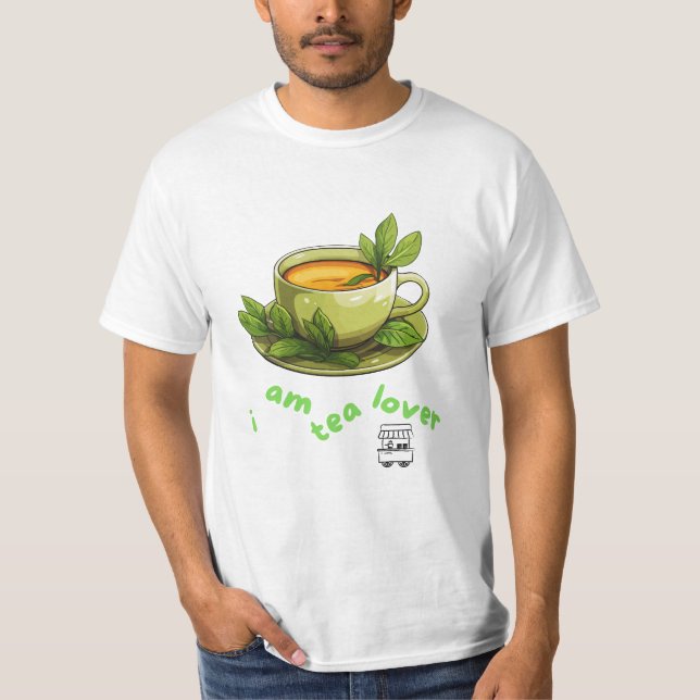 Jag är en Tea Älskare Funny Tee (Framsida)