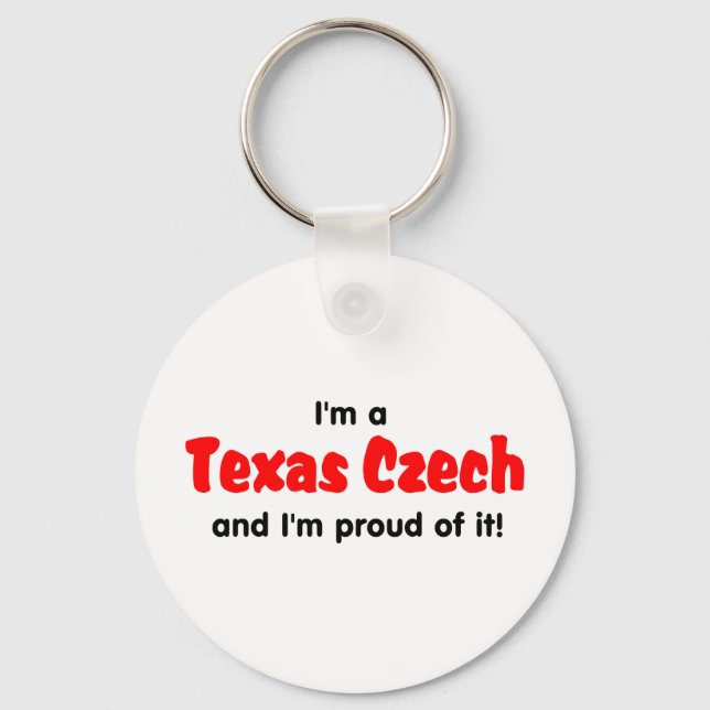 Jag är en Texas-tjeck. Nyckelring (Framsida)
