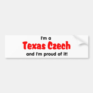 Jag är en Texas tjeck - T-shirt Bildekal