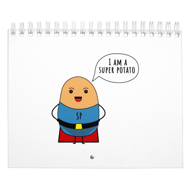 Jag är en toppen potatis kalender (Omslag)